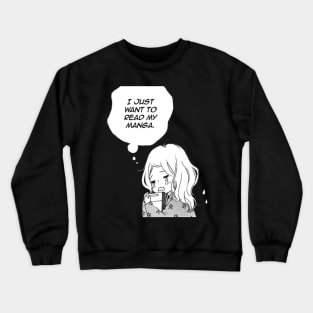 Manga Girl Crewneck Sweatshirt